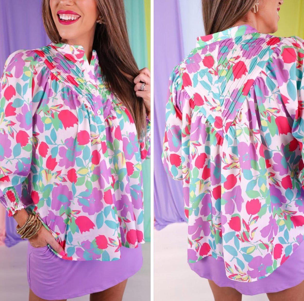 KATIE BUTTON UP BLOUSE