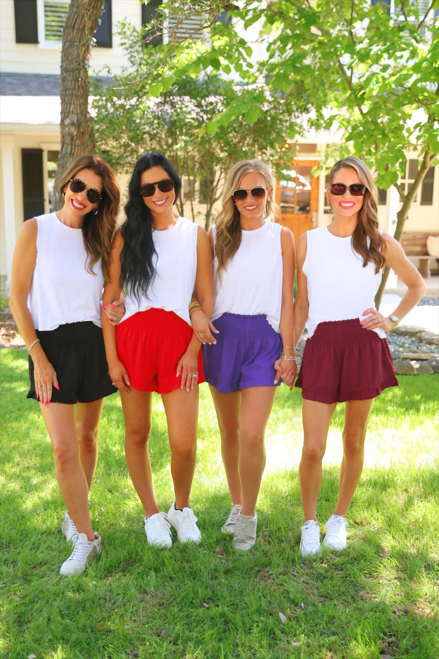 Sunny Strolls High Waisted Shorts