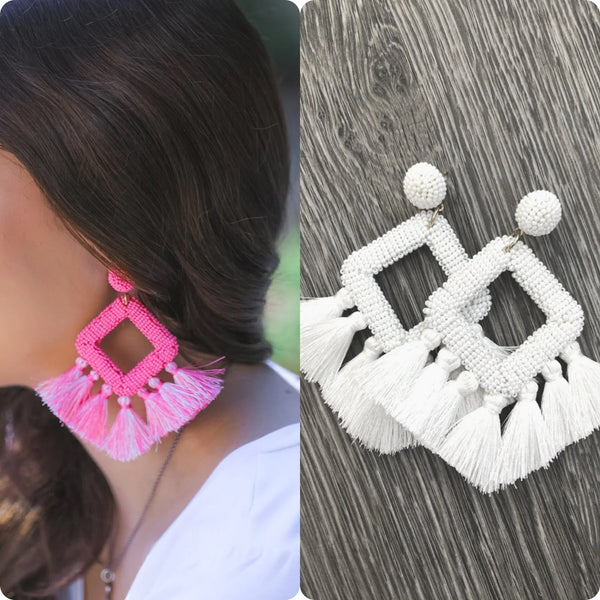 Ellie Fringe Drop Earrings